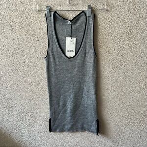 Zara knit Tank Top Gray size S